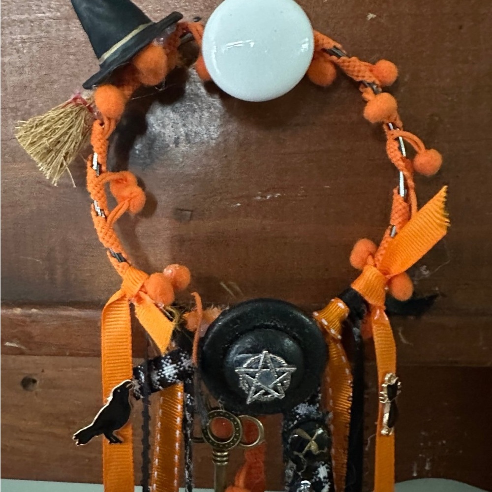 Halloween Themed Handcrafted Witch Bells / Protection Bells